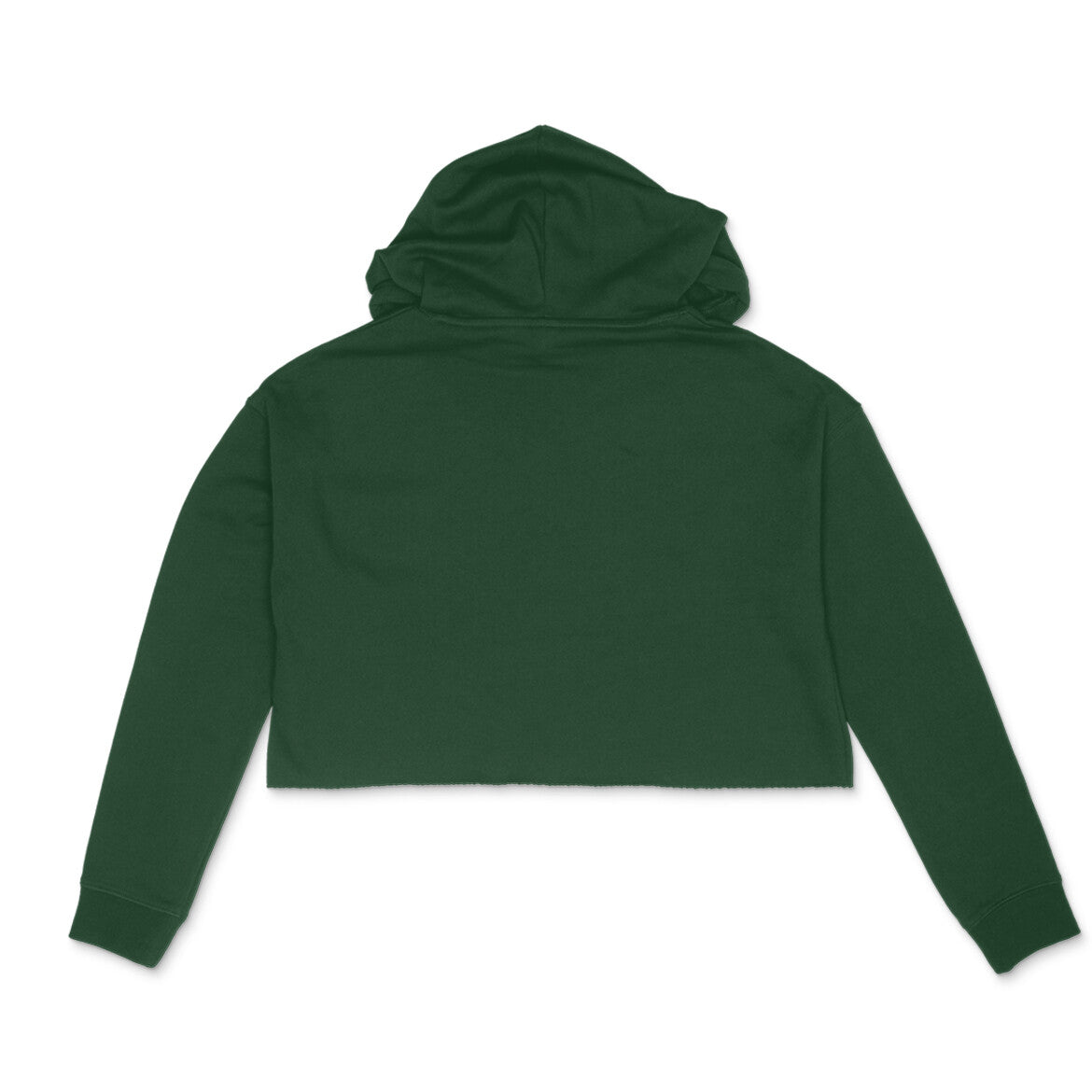 PRINTED PULLOVER WOMENS CROPHOODIE