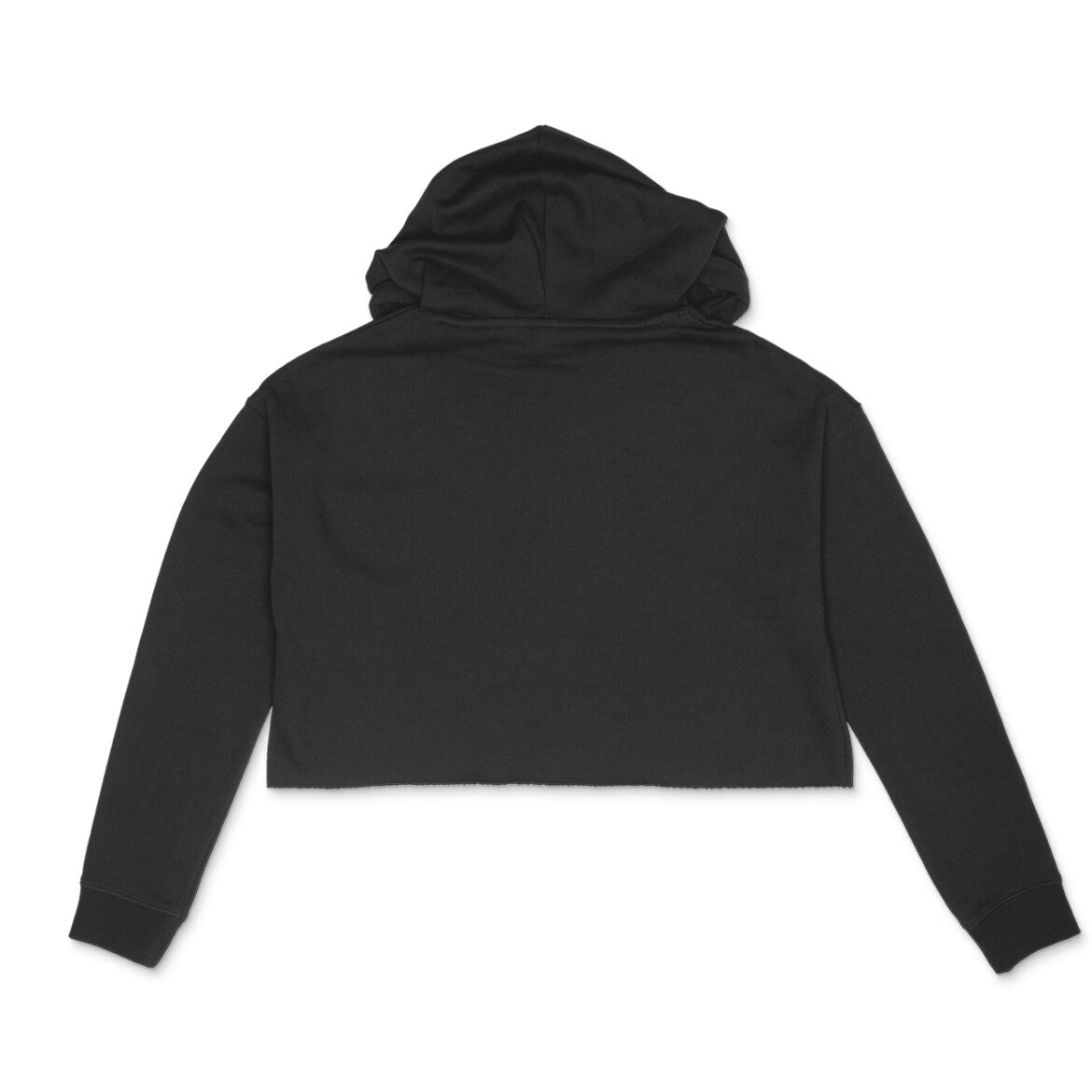 PRINTED PULLOVER WOMENS CROPHOODIE