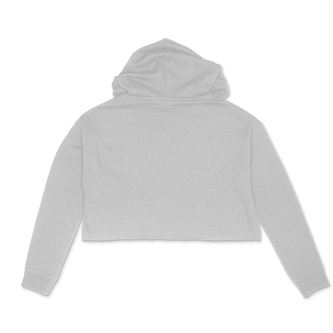 PRINTED PULLOVER WOMENS CROPHOODIE