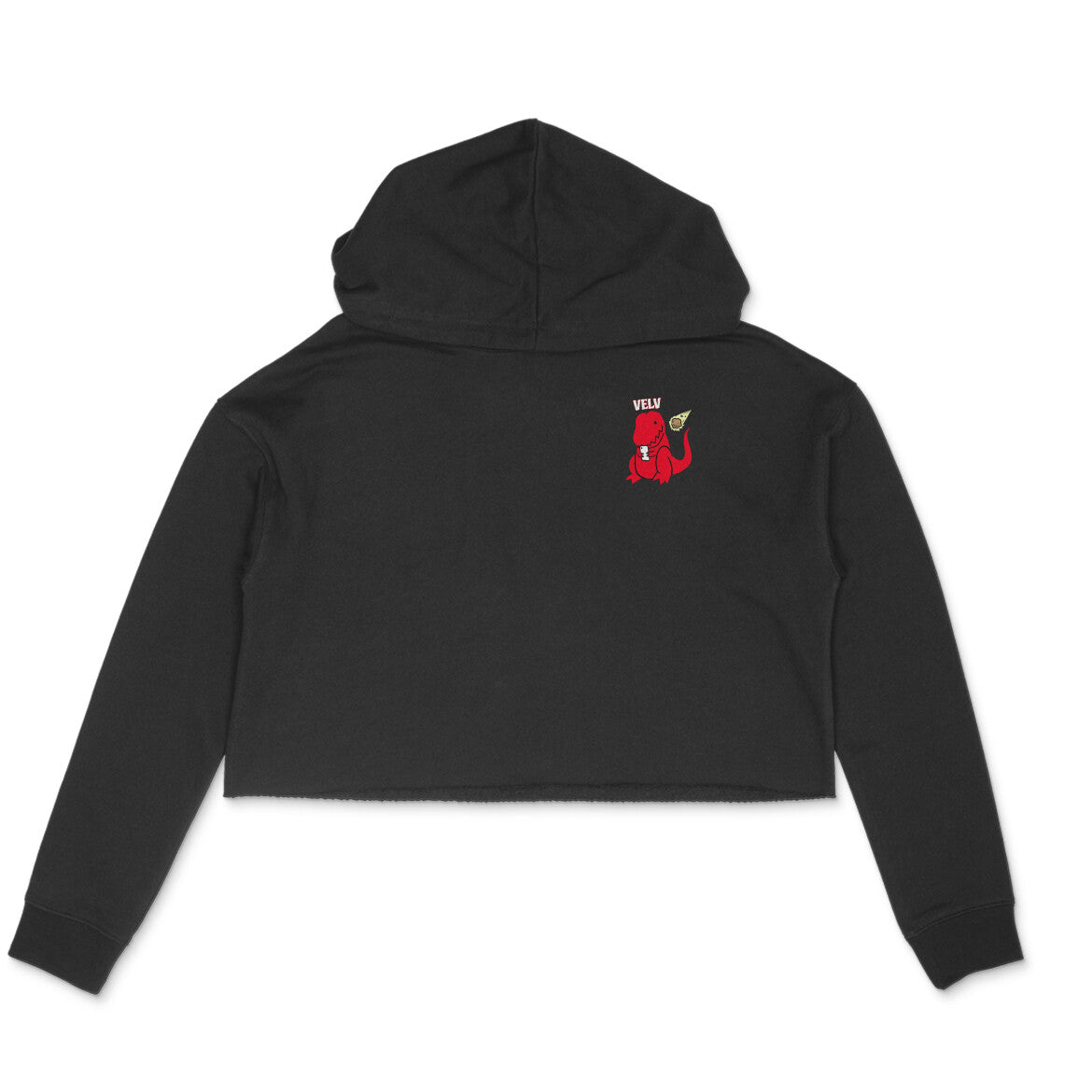 VELVETVOGUE DESIGNED CROP HOODIE FOR WOMEN