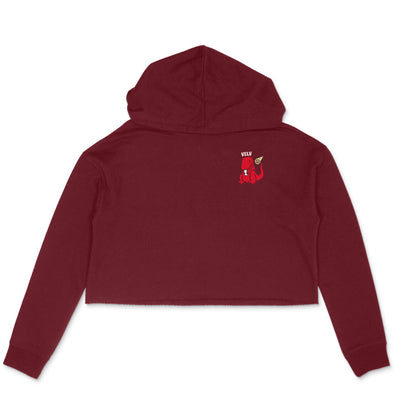VELVETVOGUE DESIGNED CROP HOODIE FOR WOMEN