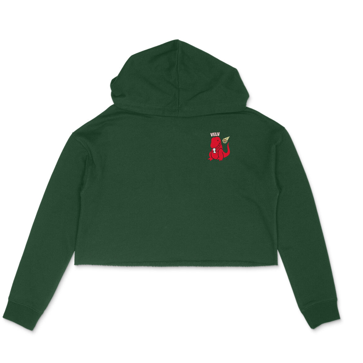 VELVETVOGUE DESIGNED CROP HOODIE FOR WOMEN